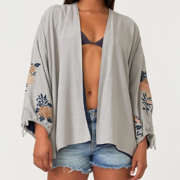 lovestitch Sweaters - Lovestitch Navy Kimono Cardigan